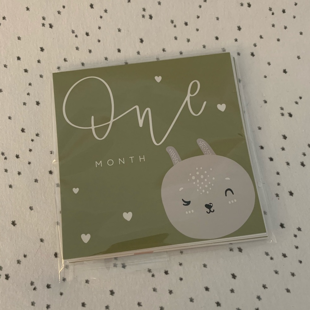 CFL | Baby’s Milestone Cards | Gender Neutral